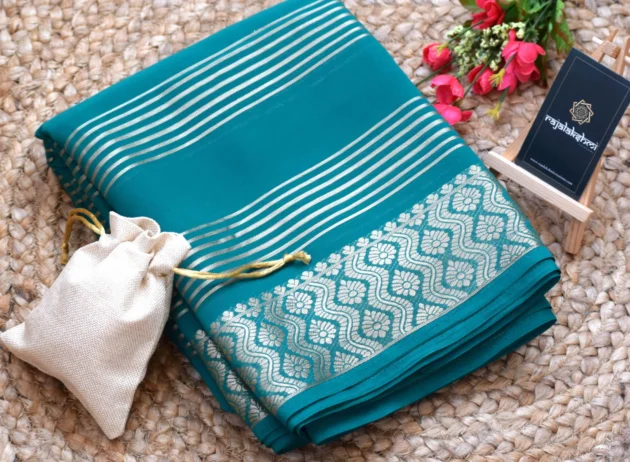 Premium Chinnon Georgette Saree #2