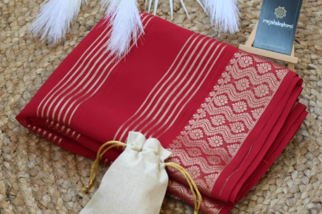 Premium Chinnon Georgette Saree #4